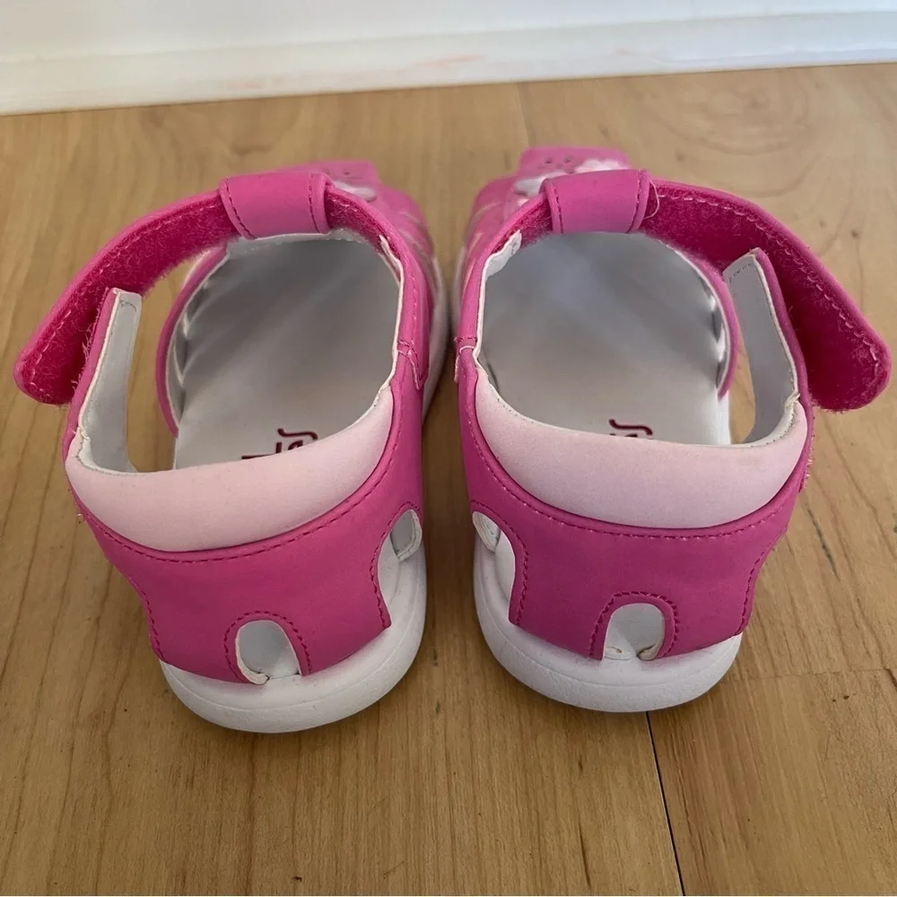 RACHEL Shoes Toddler Flower and Butterfly Sparkle Sandals, Nina Style